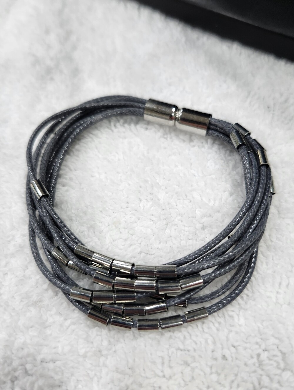 Paparazzi "Lay Low" Silver Magnetic Bracelet